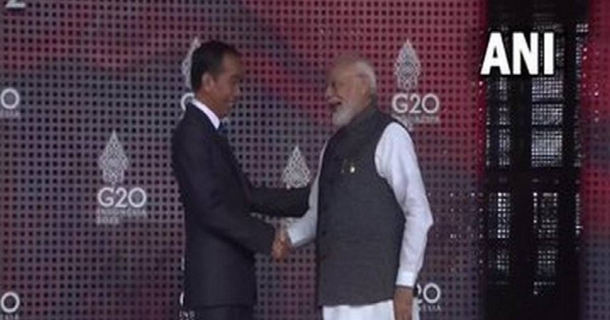 PM Narendra Modi arrives at venue to attend G20 summit in Bali